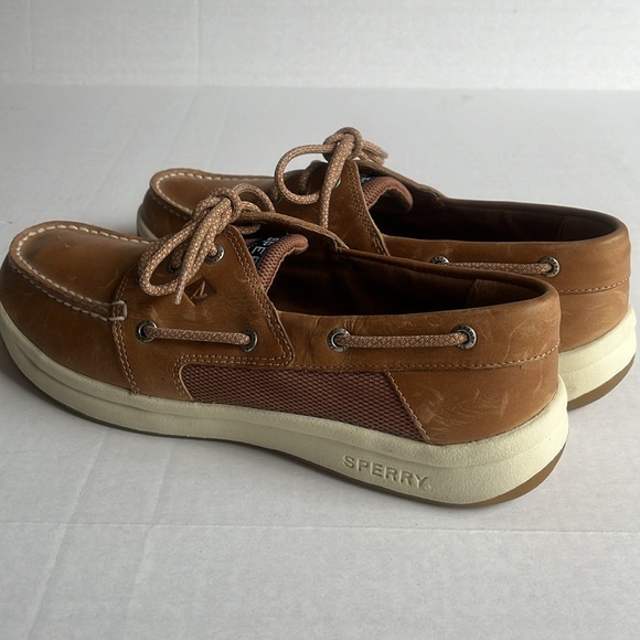 Sperry Tan & Cream Boat Shoes Size 11 - Picture 5 of 7